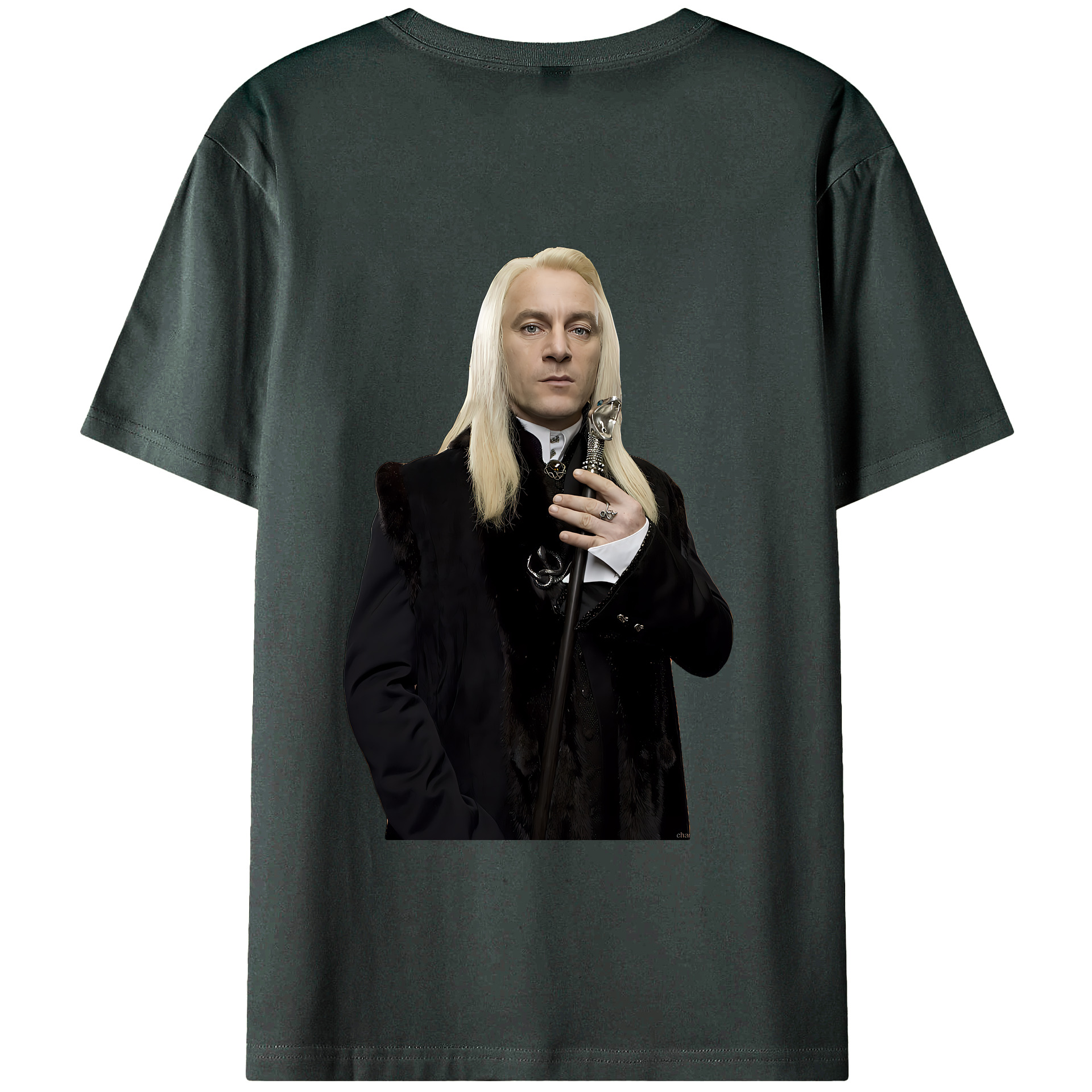（画像用） Harry Potter ハリー・ポッターシリーズ 綿100％ メンズ半袖Tシャツ（バックプリント） 通気性